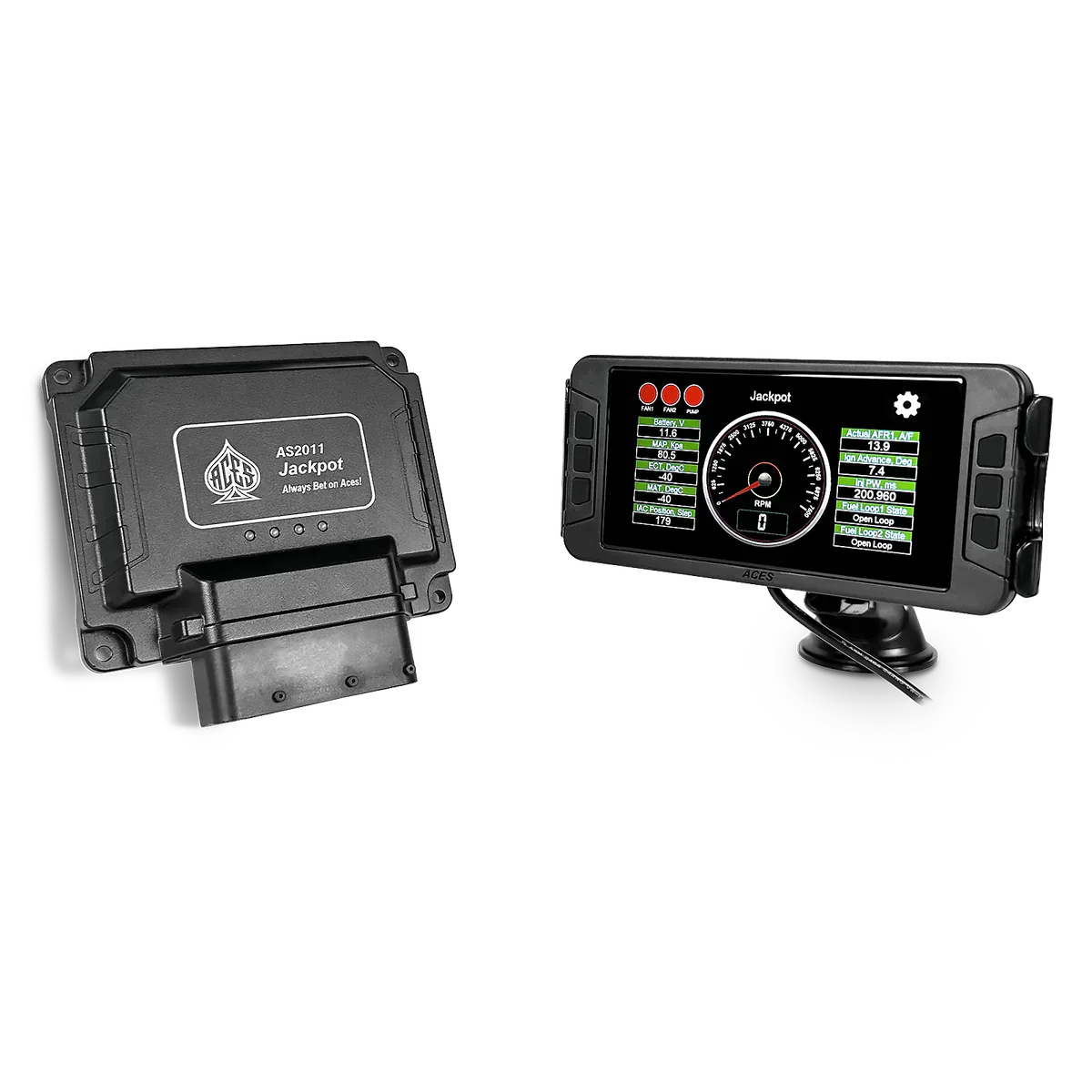 LS1/LS2/LS6 102mm Tall Runner Fabricated Fuel Injection Package w/Aces Jackpot ECU