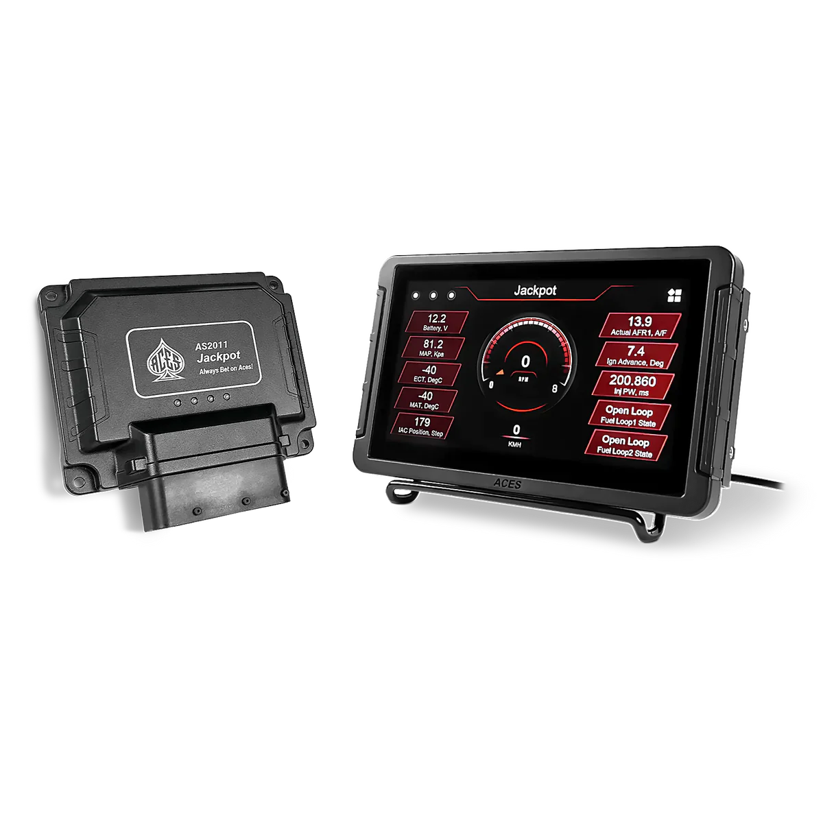 LS1/LS2/LS6 92mm Low Profile Fabricated Fuel Injection Package w/Aces Jackpot ECU