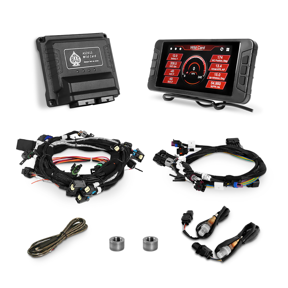 BBC Single Plane 4BBL Multi-Port Fuel Injection Package w/Aces Wildcard ECU