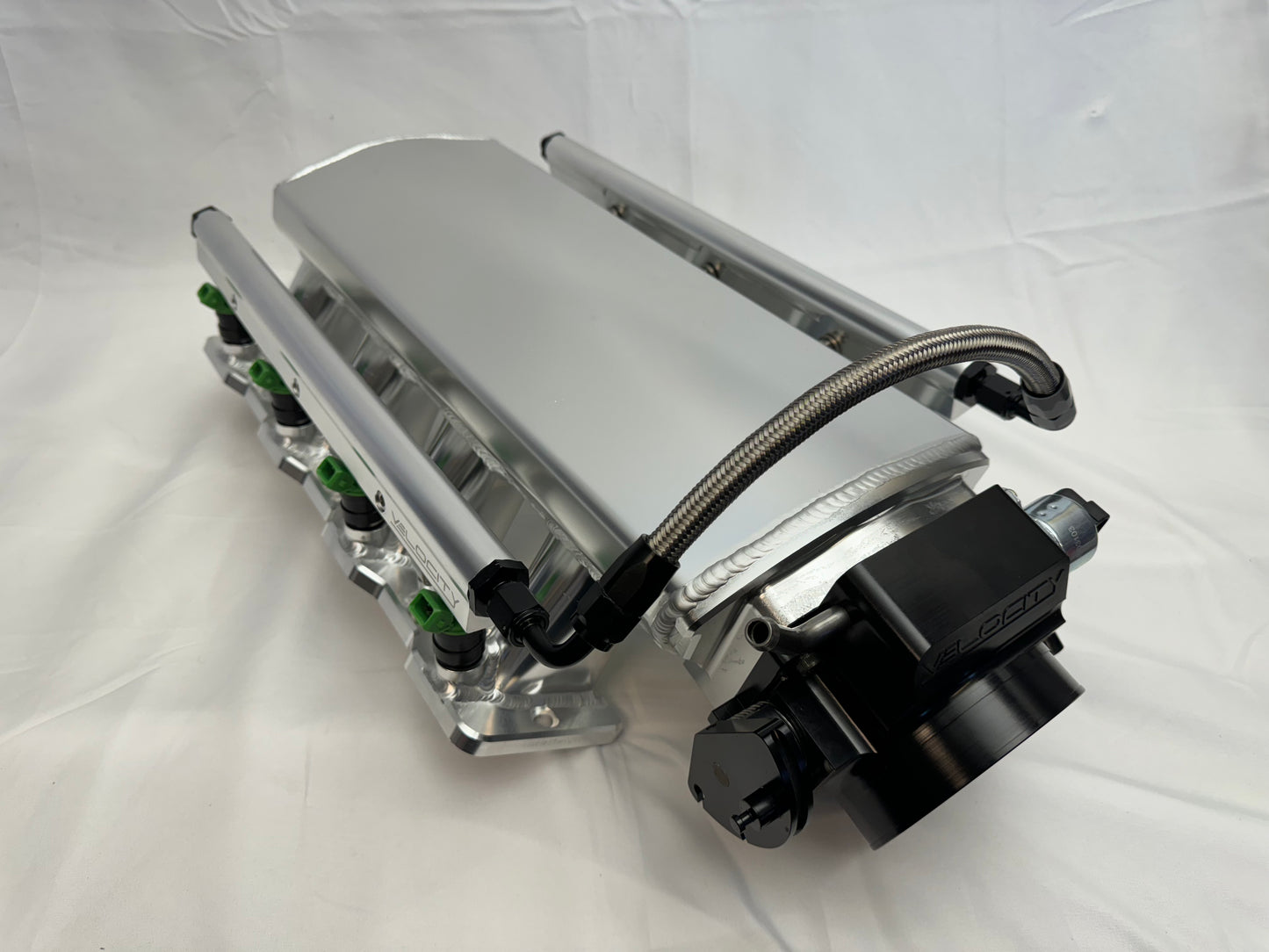 LS1/LS2/LS6 92mm Low Profile Fabricated Fuel Injection Package w/Aces Jackpot ECU