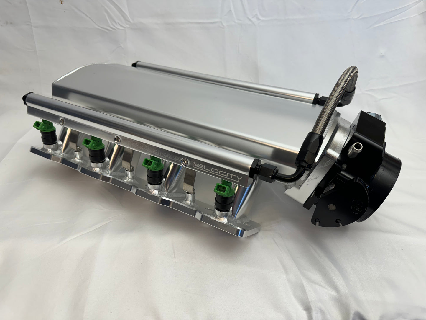 LS1/LS2/LS6 92mm Low Profile Fabricated Fuel Injection Package w/Aces Jackpot ECU