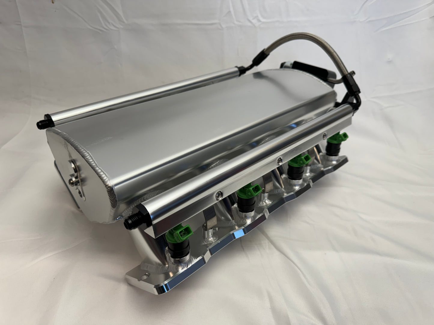 LS1/LS2/LS6 92mm Low Profile Fabricated Fuel Injection Package w/Aces Jackpot ECU