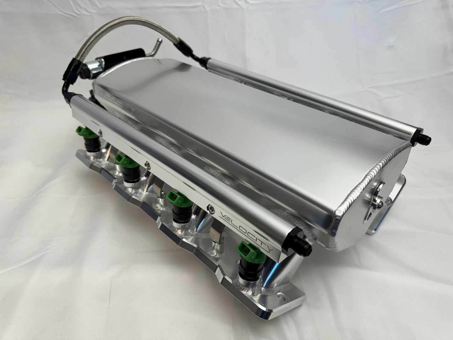 LS1/LS2/LS6 92mm Low Profile Fabricated Fuel Injection Package w/Aces Jackpot ECU