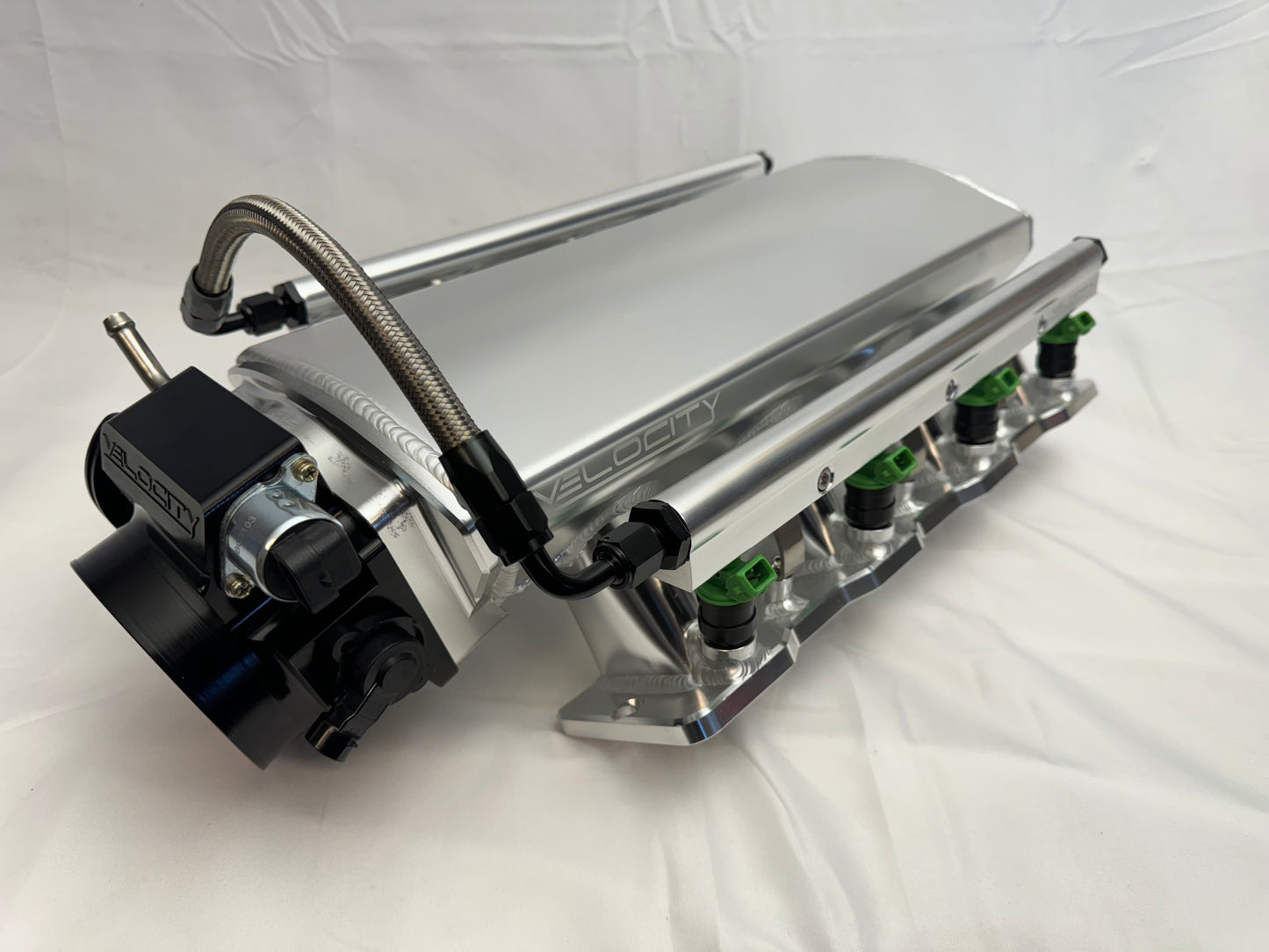 LS1/LS2/LS6 92mm Low Profile Fabricated Fuel Injection Package w/Aces Jackpot ECU