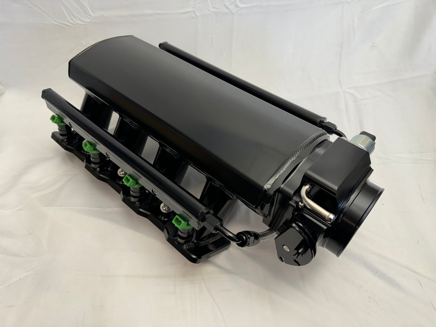 LS1/LS2/LS6 92mm Low Profile Fabricated Fuel Injection Package w/Aces Jackpot ECU