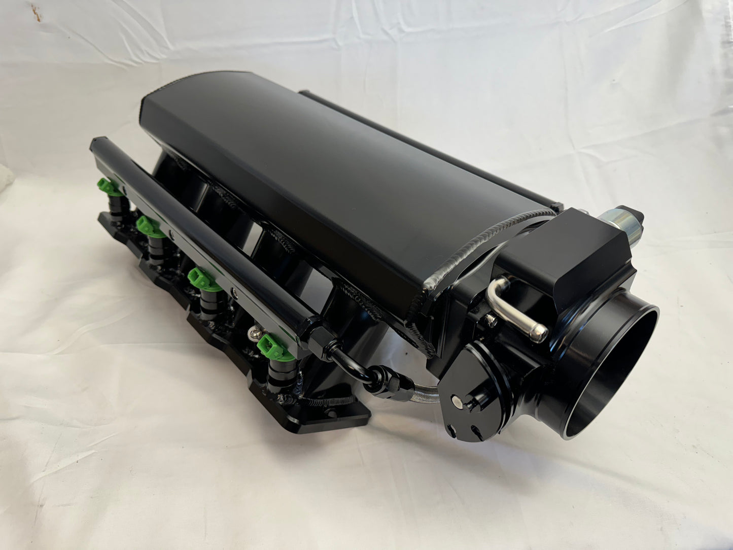 LS1/LS2/LS6 92mm Low Profile Fabricated Fuel Injection Package w/Aces Jackpot ECU