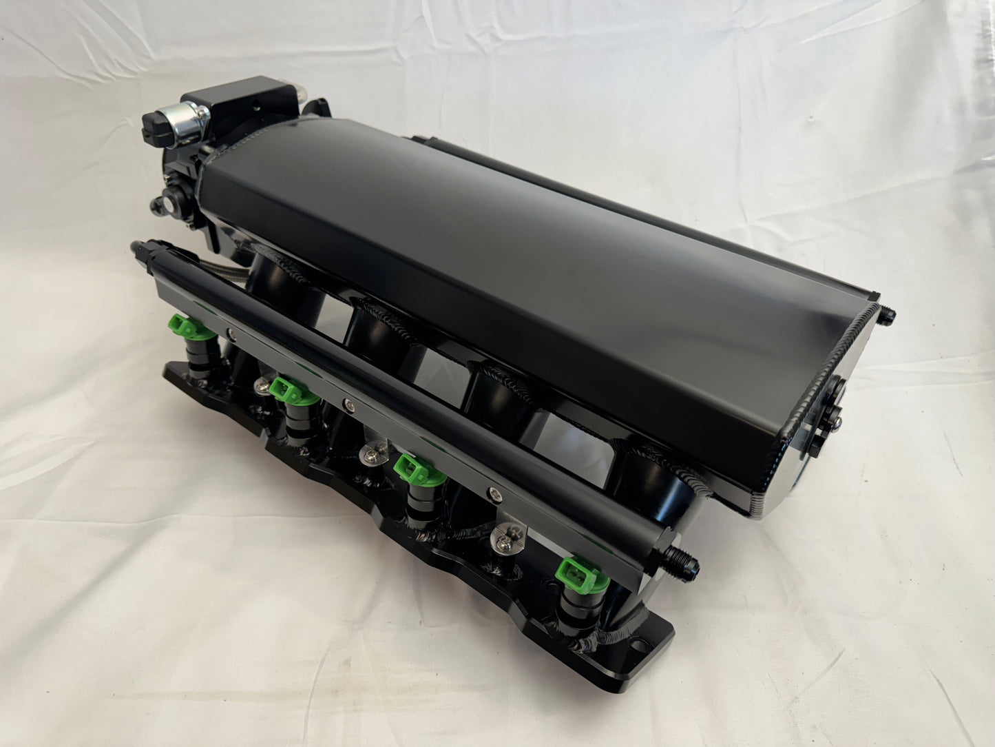 LS1/LS2/LS6 92mm Low Profile Fabricated Fuel Injection Package w/Aces Jackpot ECU