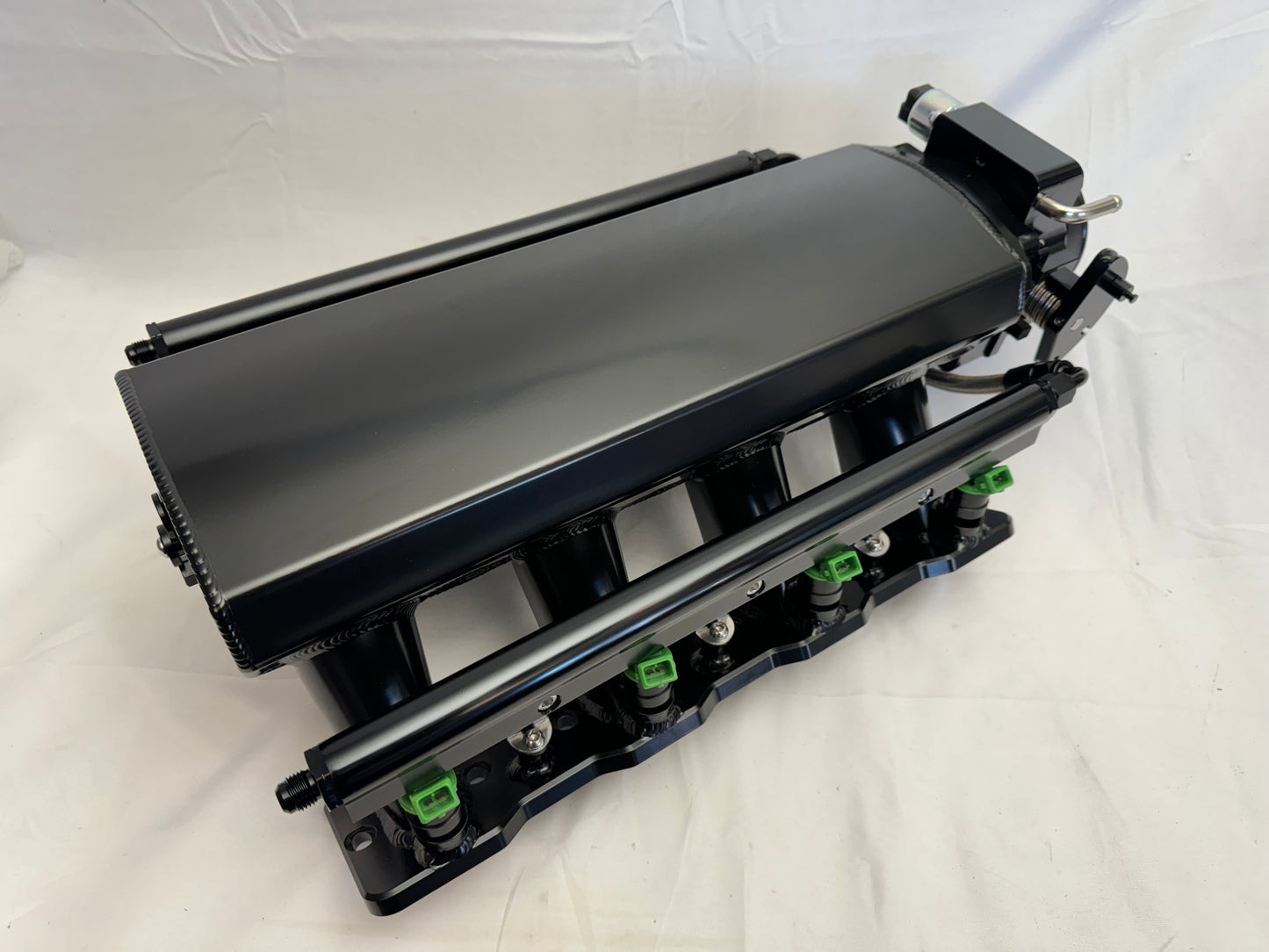LS1/LS2/LS6 92mm Low Profile Fabricated Fuel Injection Package w/Aces Jackpot ECU
