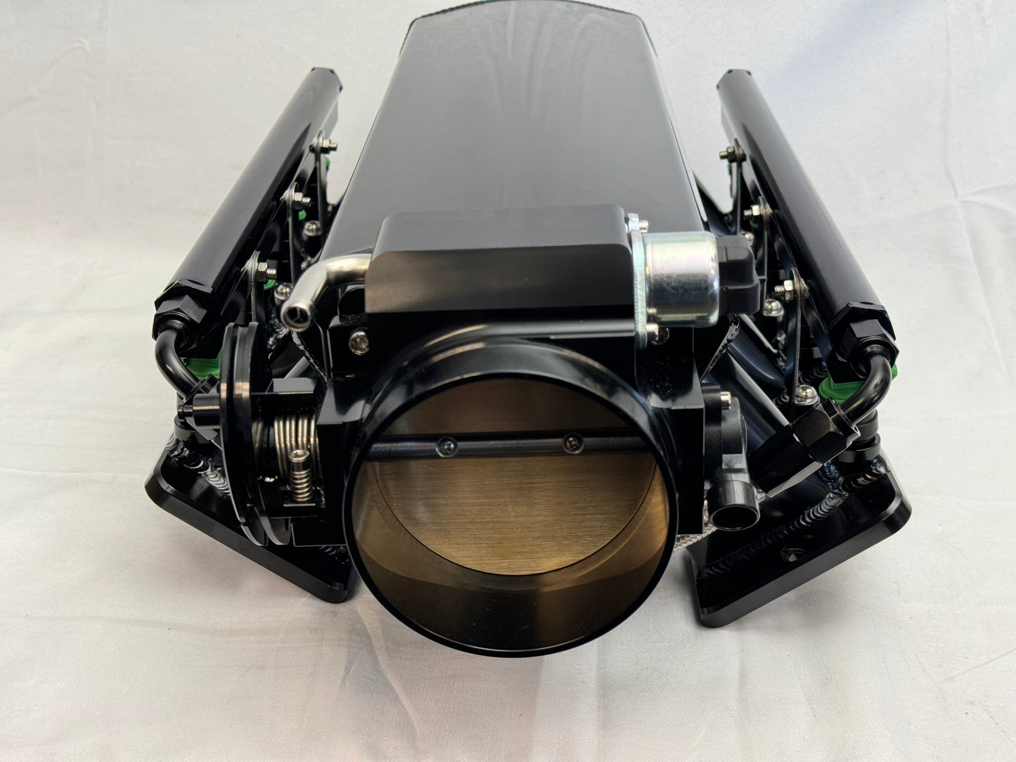 LS1/LS2/LS6 92mm Low Profile Fabricated Fuel Injection Package w/Aces Jackpot ECU