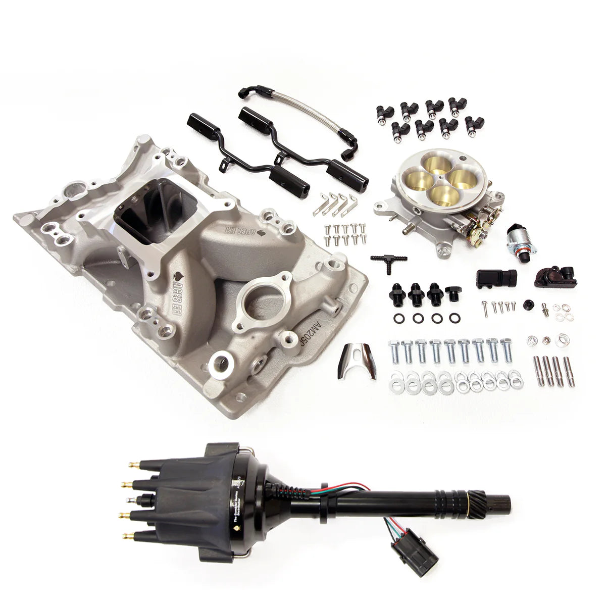 BBC Single Plane 4BBL Multi-Port Fuel Injection Package w/Aces Wildcard ECU