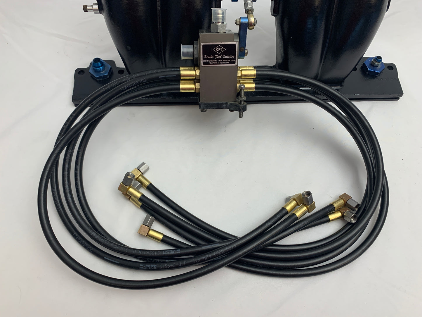 Kinsler-XL Injector Manifold for SBC -12 Brodix Heads w/Barrel Valve and Nozzles
