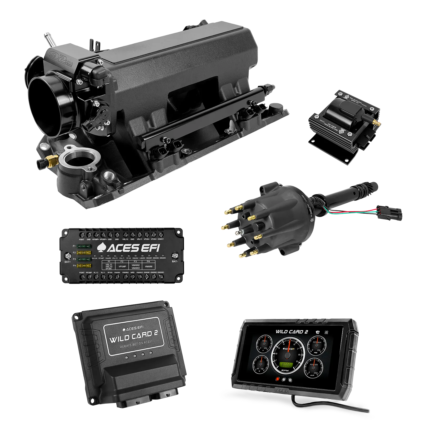 SBC Tunnel Ram Fuel Injection Package w/Aces Wildcard 2 ECU – McGEE Racing
