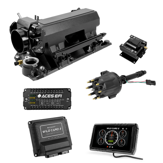 SBC Tunnel Ram Fuel Injection Package w/Aces Wildcard 2 ECU