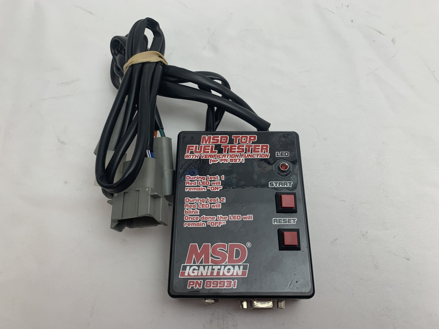 MSD Top Fuel Tester w/Verification Function (P/N 89931)