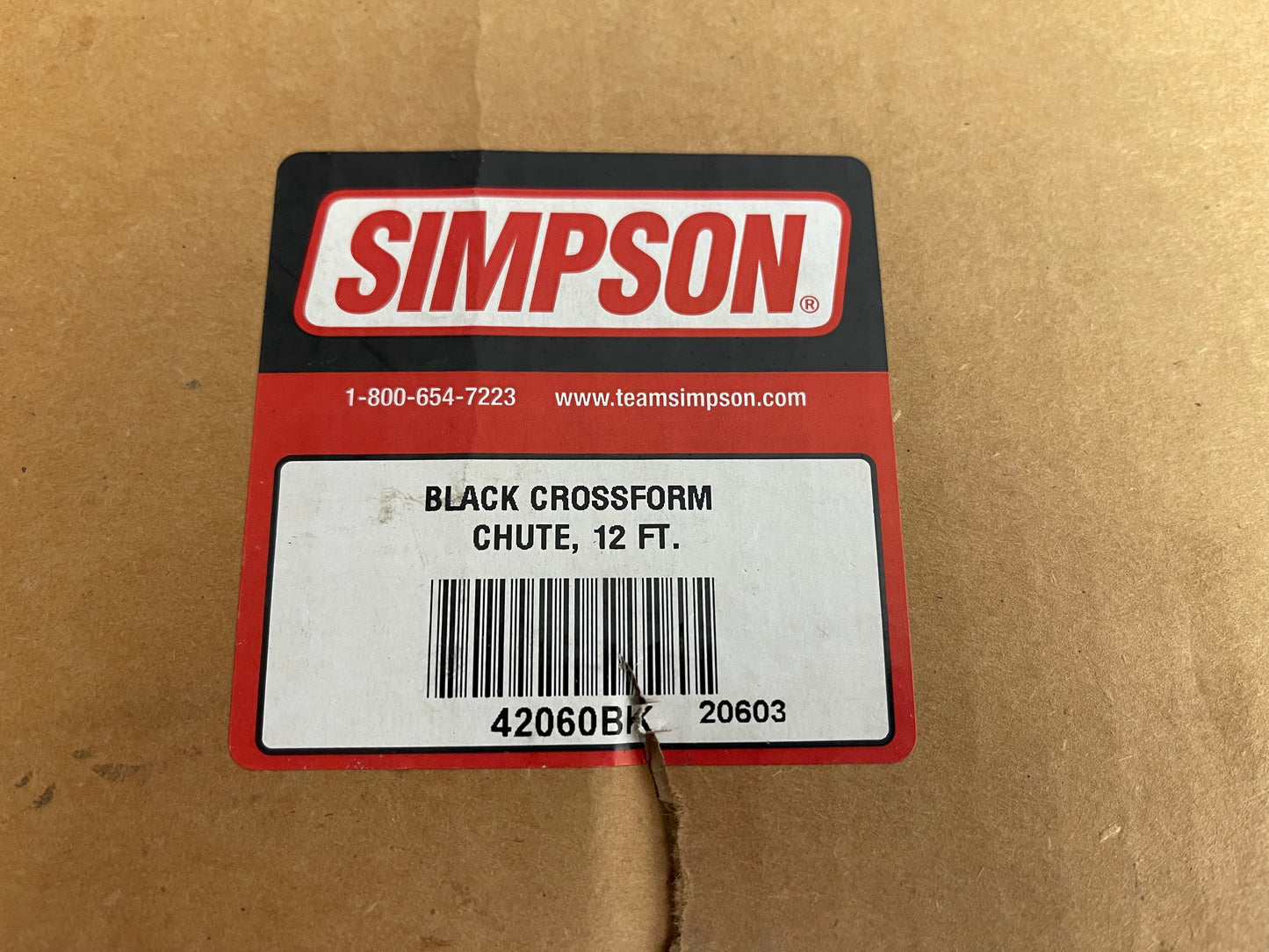Simpson Cross Form Drag Chute 12-foot Black